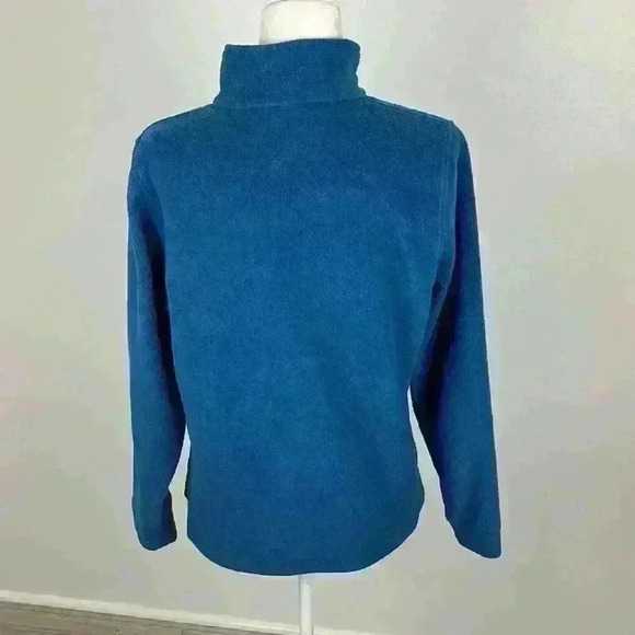 Women’s Woolrich Blue Fleece Full Zip Jacket Size M - Picture 4 of 11